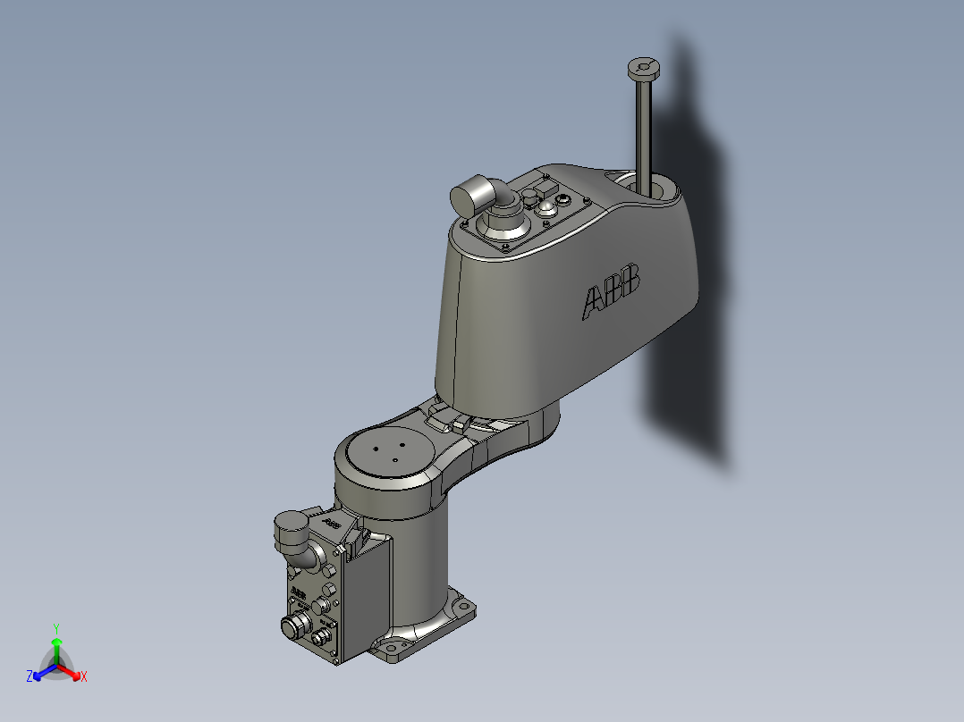 ABB全系列机器人3-3D模型 (26)正等轴测图