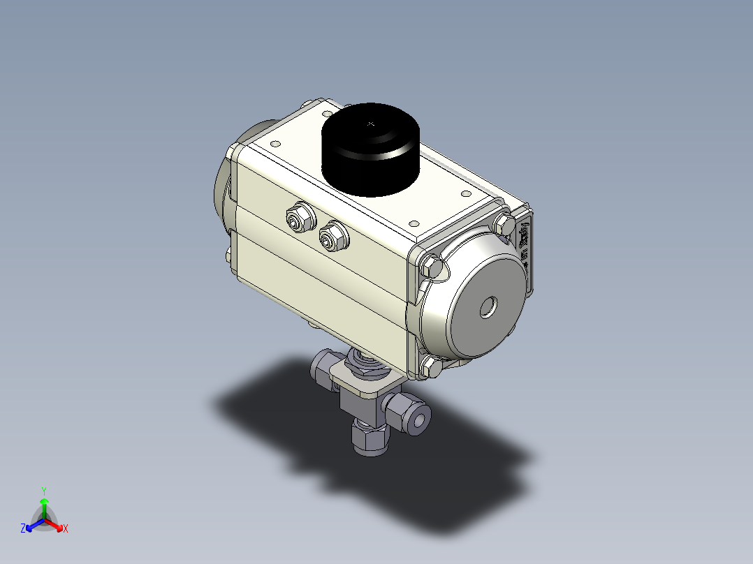 不锈钢单片式40G系列三通球阀，0.35 Cv，6 mm世伟洛克卡套管接头