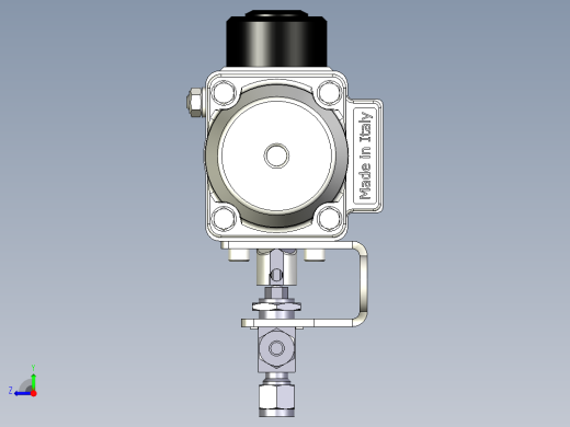 不锈钢单片式40G系列三通球阀，0.35 Cv，6 mm世伟洛克卡套管接头右视缩略图