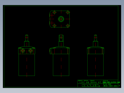 KOSMEKWHE1600-2Gx-P多系列多零件图纸模型多系列多零件图纸模型