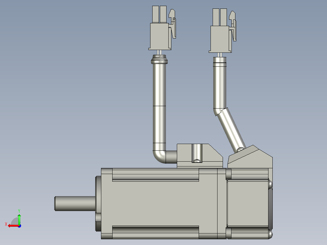 100W MSMD伺服马达后视图
