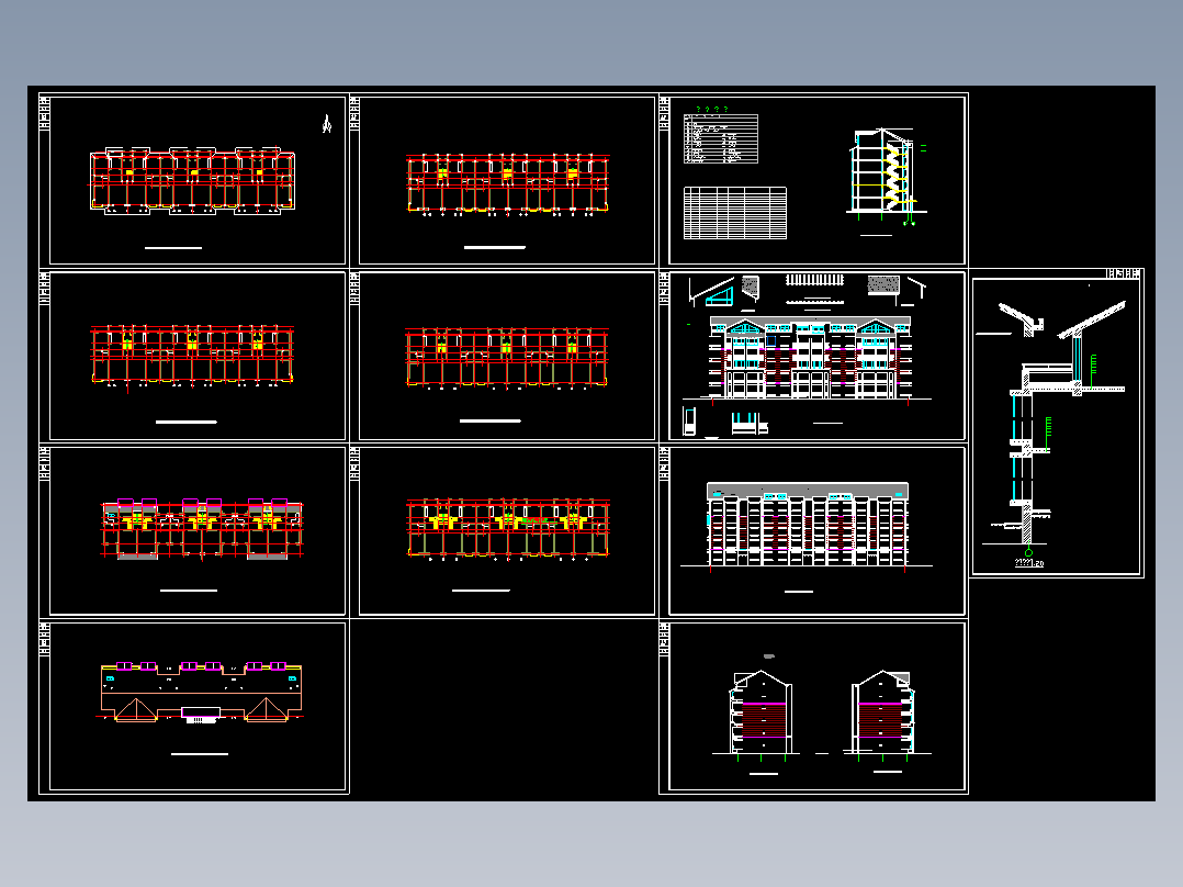 住宅楼设计建筑施工图