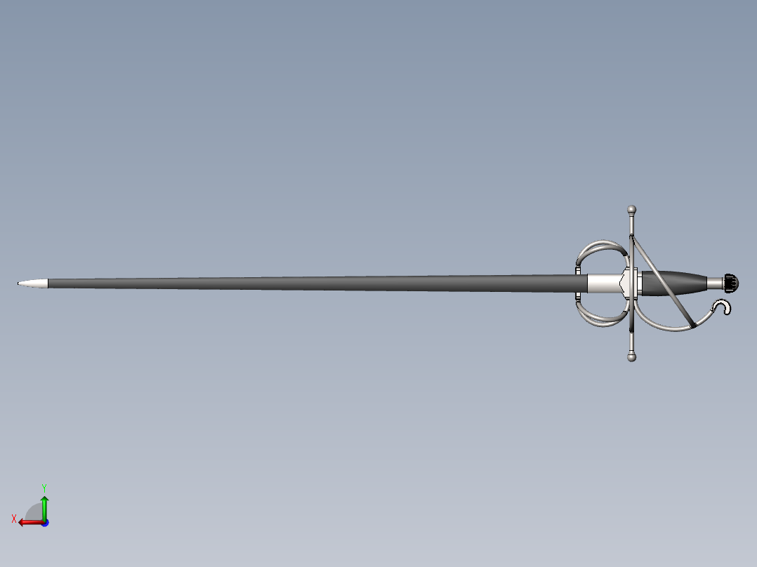 剑、宝剑(72)后视图