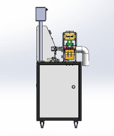织带冲切机（sw18可编辑+cad）