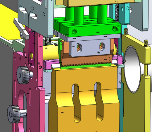 织带冲切机（sw18可编辑+cad）缩略图