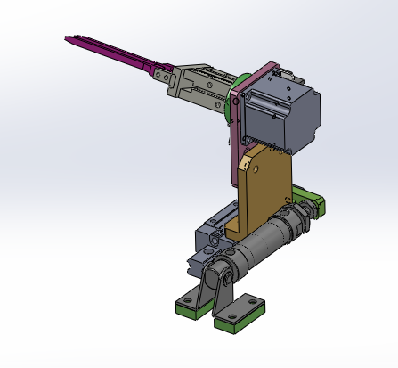 织带冲切机（sw18可编辑+cad）