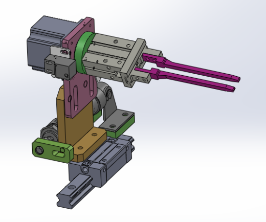 织带冲切机（sw18可编辑+cad）缩略图