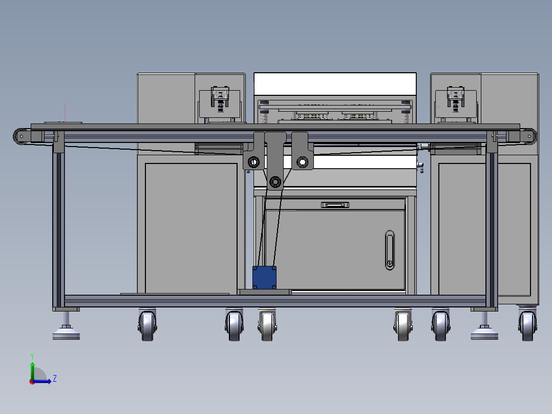 雷达主板测试设备sw19可编辑左视图