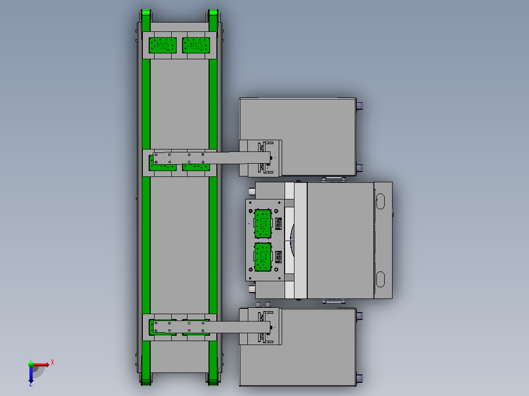 雷达主板测试设备sw19可编辑俯视图