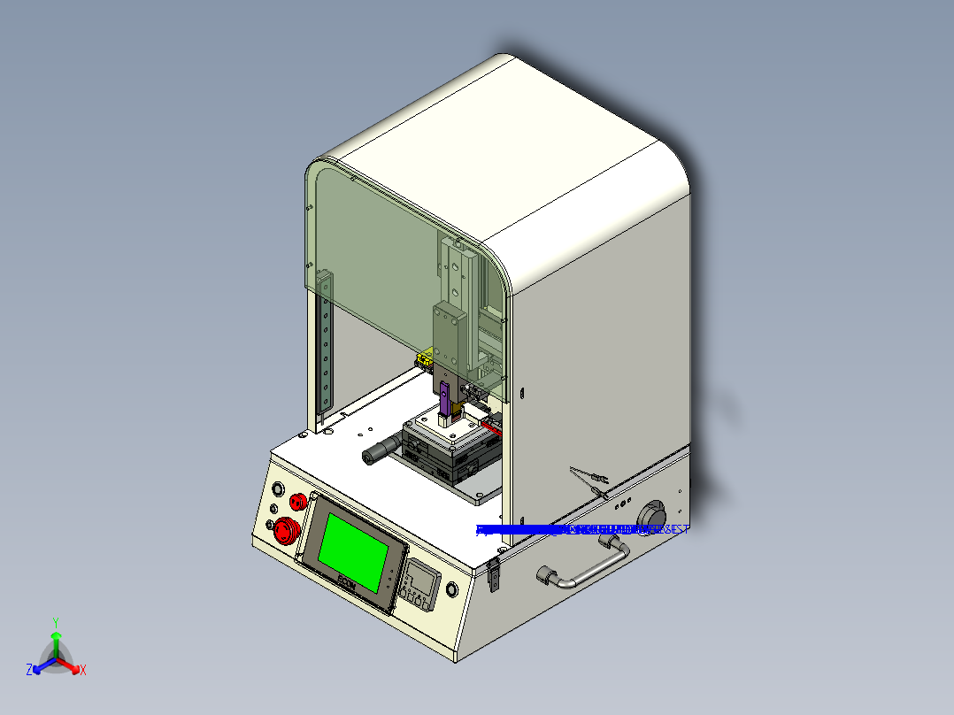 FPC成型折弯设备-桌面式Creo4.0.zip主视图