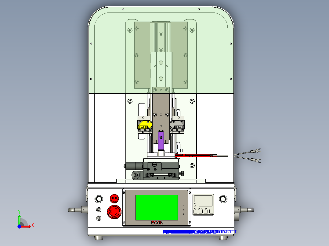 FPC成型折弯设备-桌面式Creo4.0.zip前视图