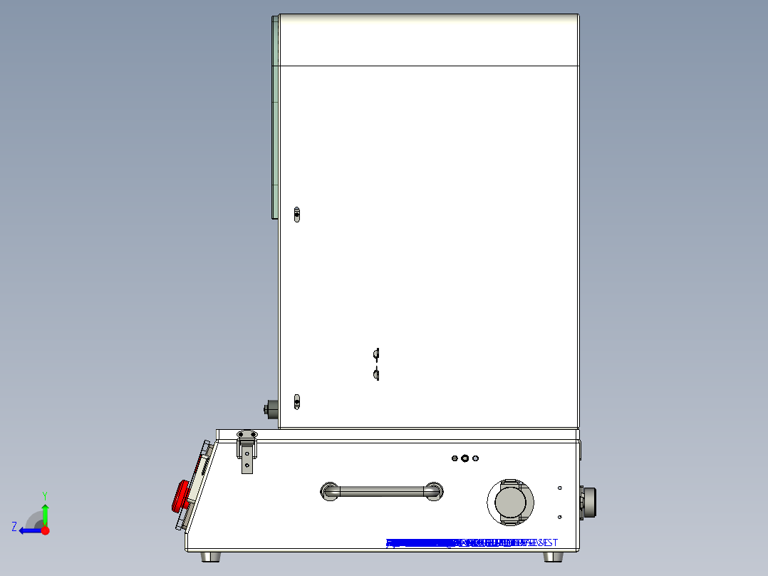 FPC成型折弯设备-桌面式Creo4.0.zip右视图