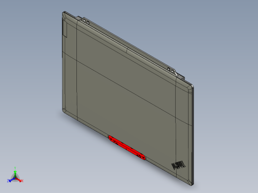 电脑A面金属外壳精铣外侧摄像头槽UG程序模型