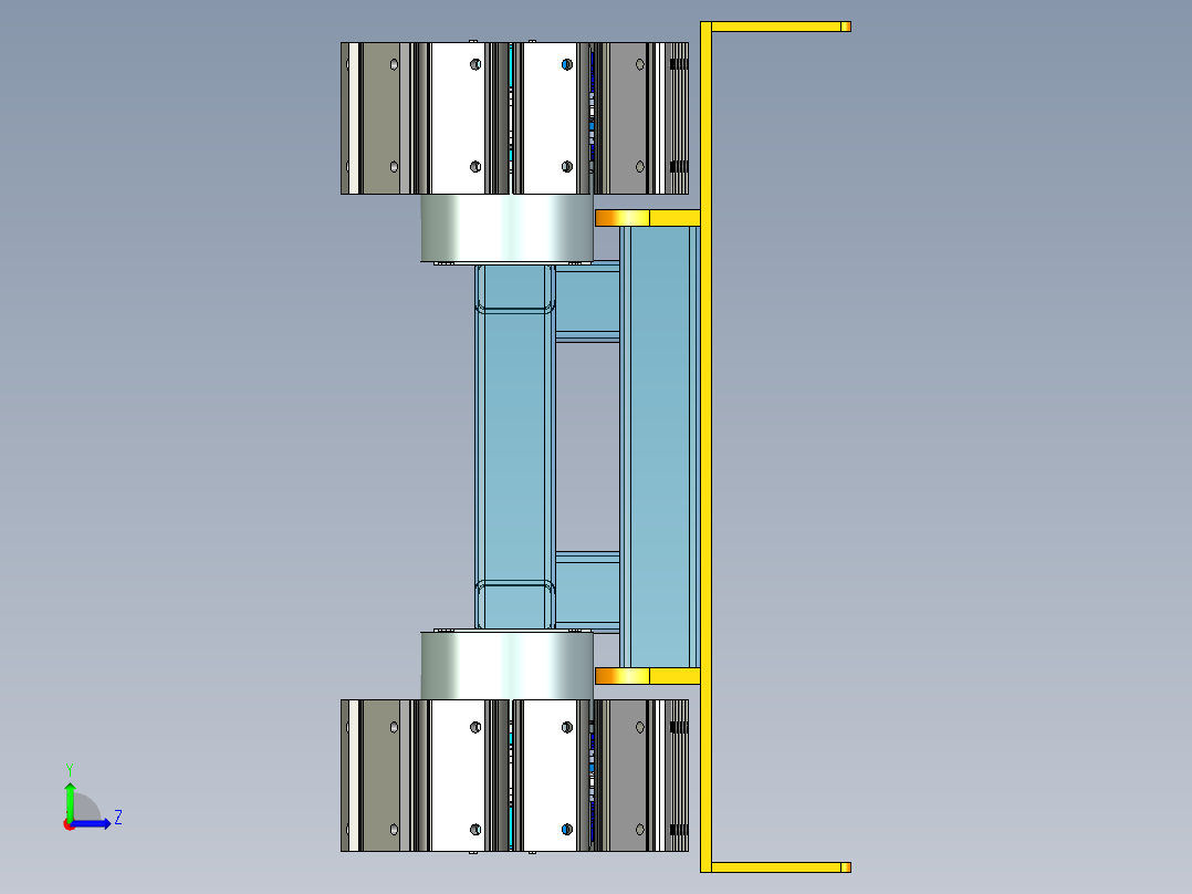 履带车3T左视图