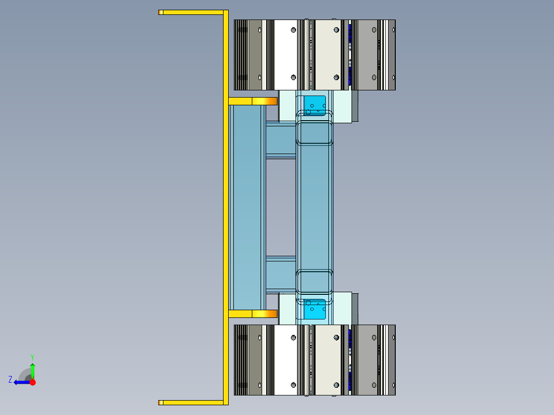 履带车3T右视图
