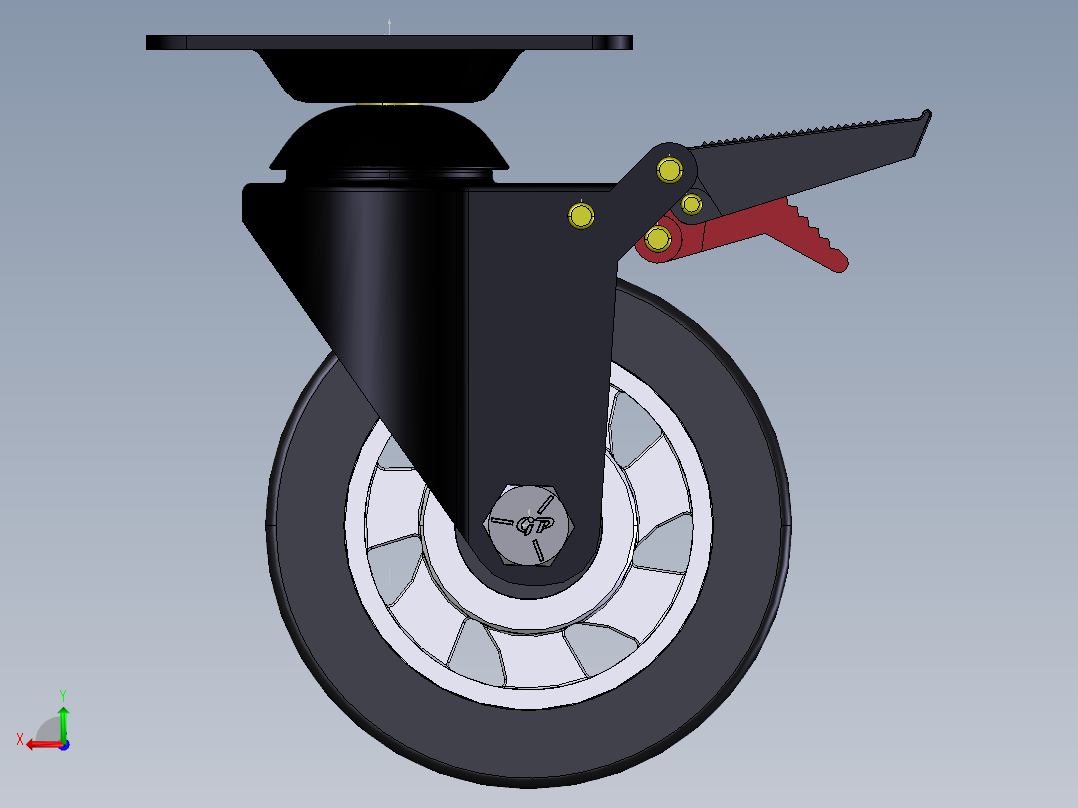 万向轮、脚轮(118)后视图
