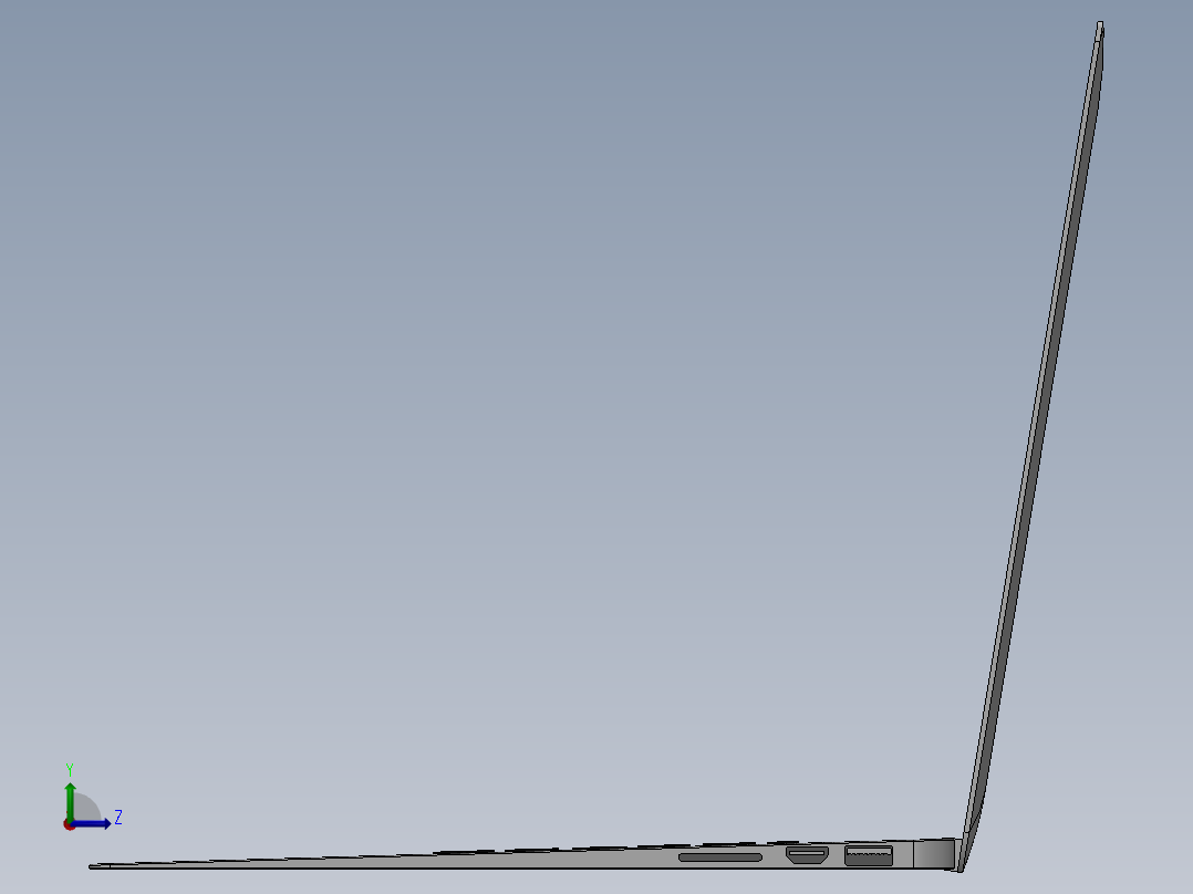 电脑、笔记本(5)左视图