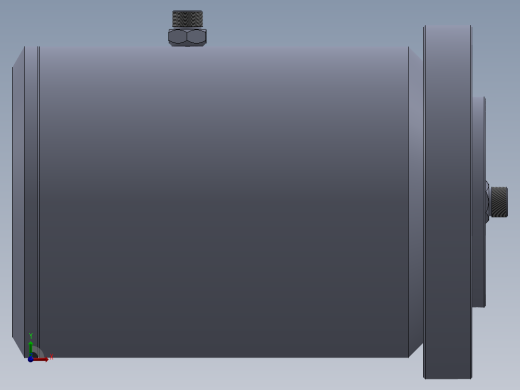 高压液压缸160x90x75毫米前视缩略图