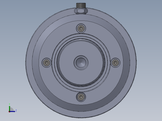 高压液压缸160x90x75毫米左视缩略图