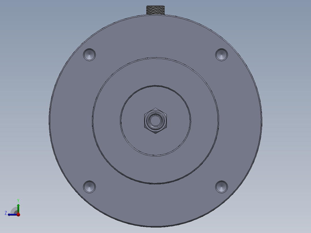 高压液压缸160x90x75毫米右视图