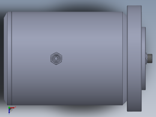 高压液压缸160x90x75毫米俯视缩略图