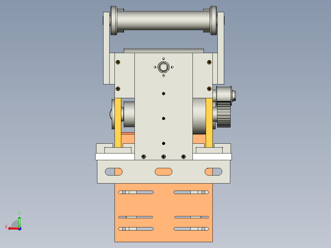 B2004819-材料供应冲压，伺服后视图