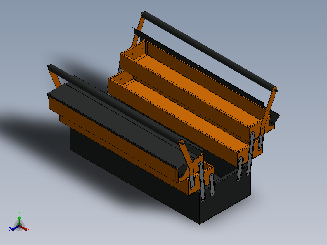 工具箱(29)正等轴测图