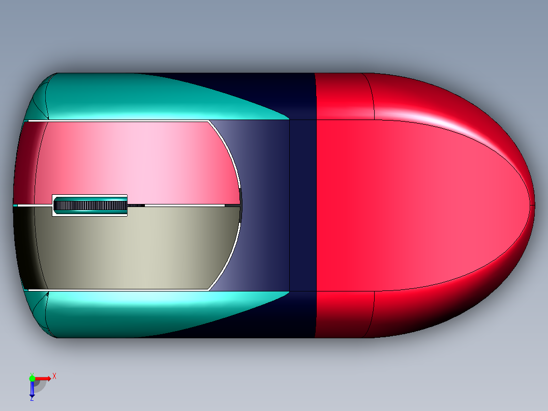 giyu鼠标15俯视图