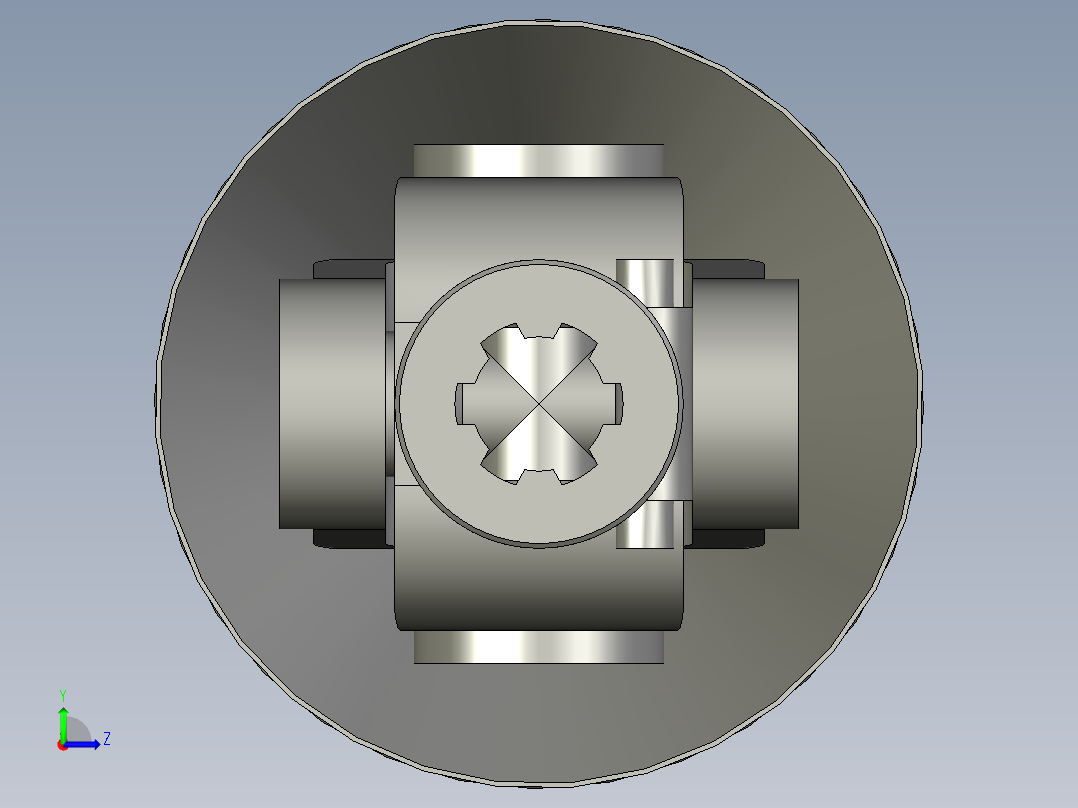 SPG-SD1拖拉机传动万向节左视图