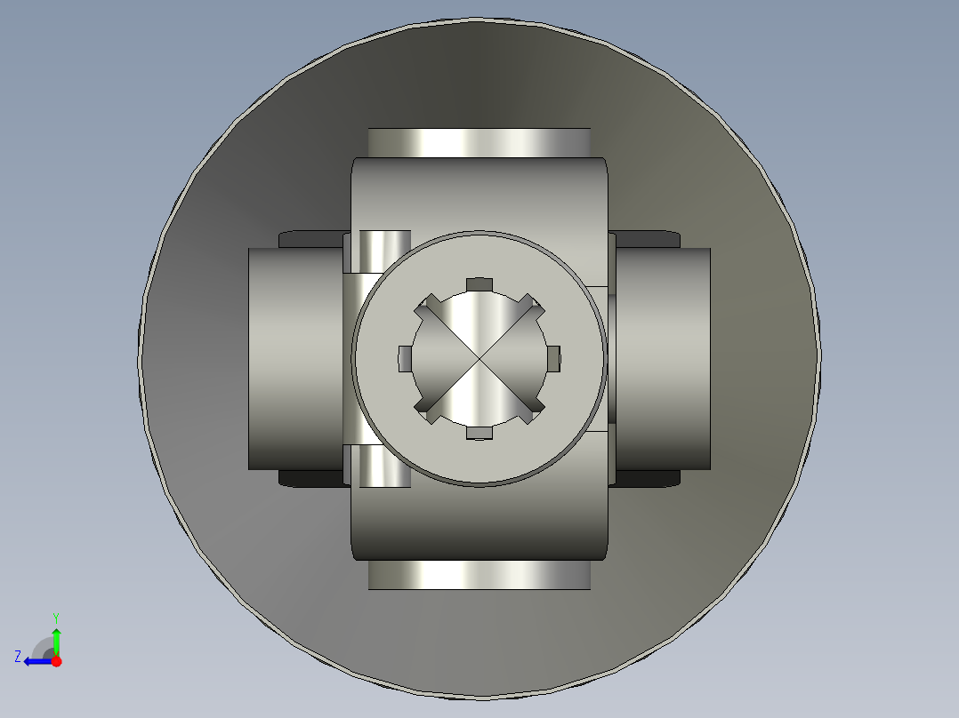 SPG-SD1拖拉机传动万向节右视图