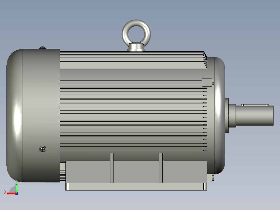 Y系列IP44B3型三相异步电动机Y280S-4后视图