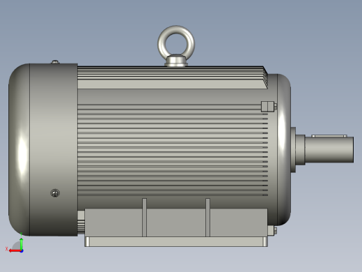 Y系列IP44B3型三相异步电动机Y280S-4后视缩略图