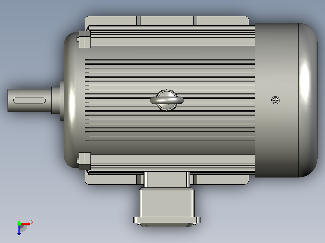 Y系列IP44B3型三相异步电动机Y280S-4俯视图