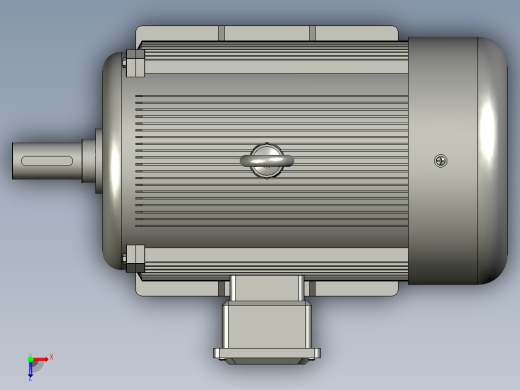 Y系列IP44B3型三相异步电动机Y280S-4俯视缩略图