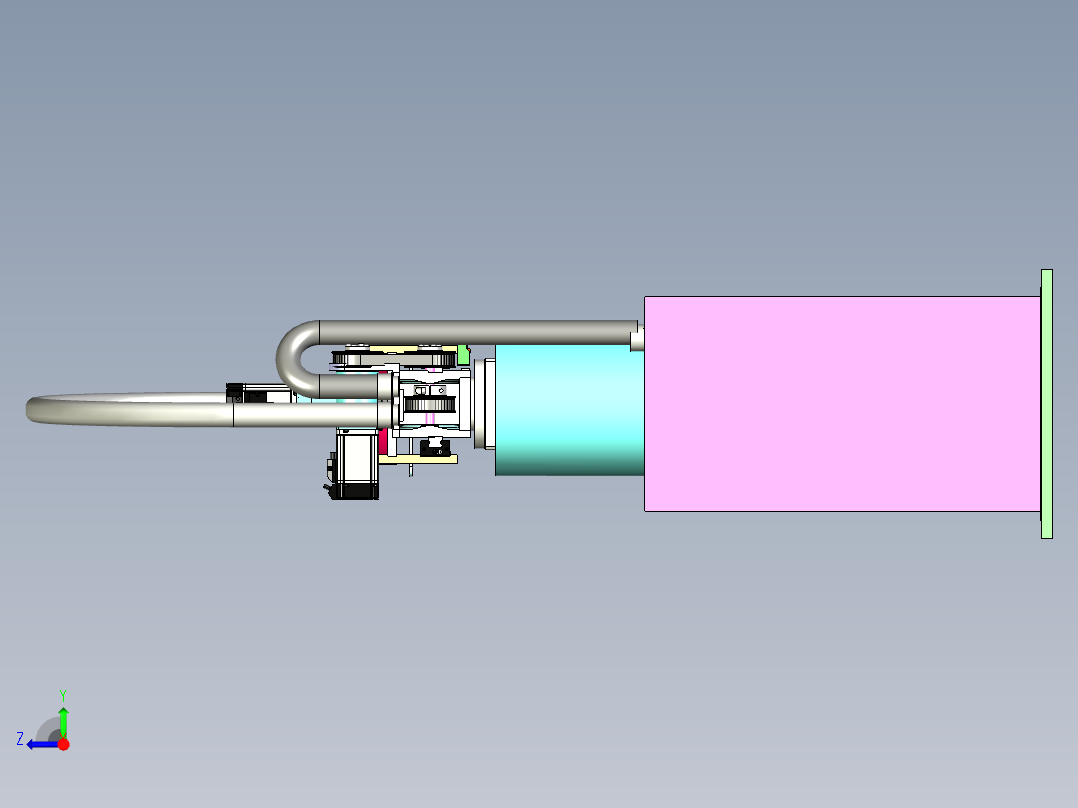 冲压机械手右视图