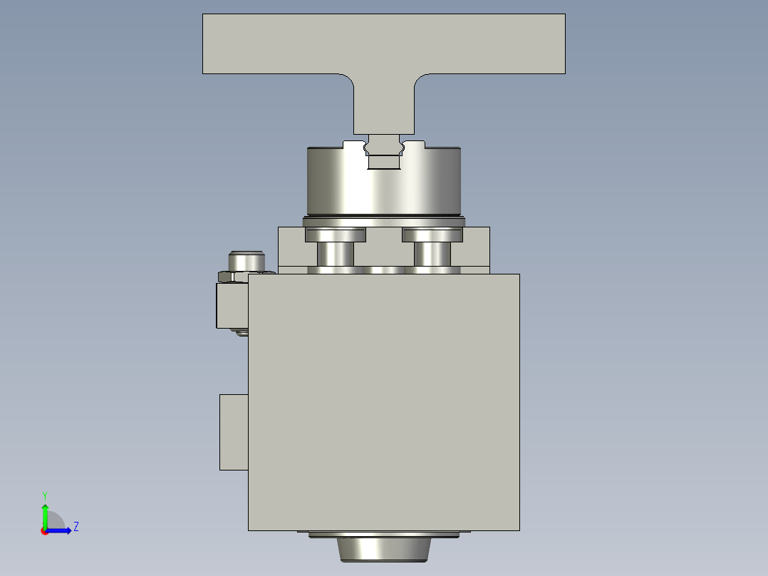 夹持机构左视图
