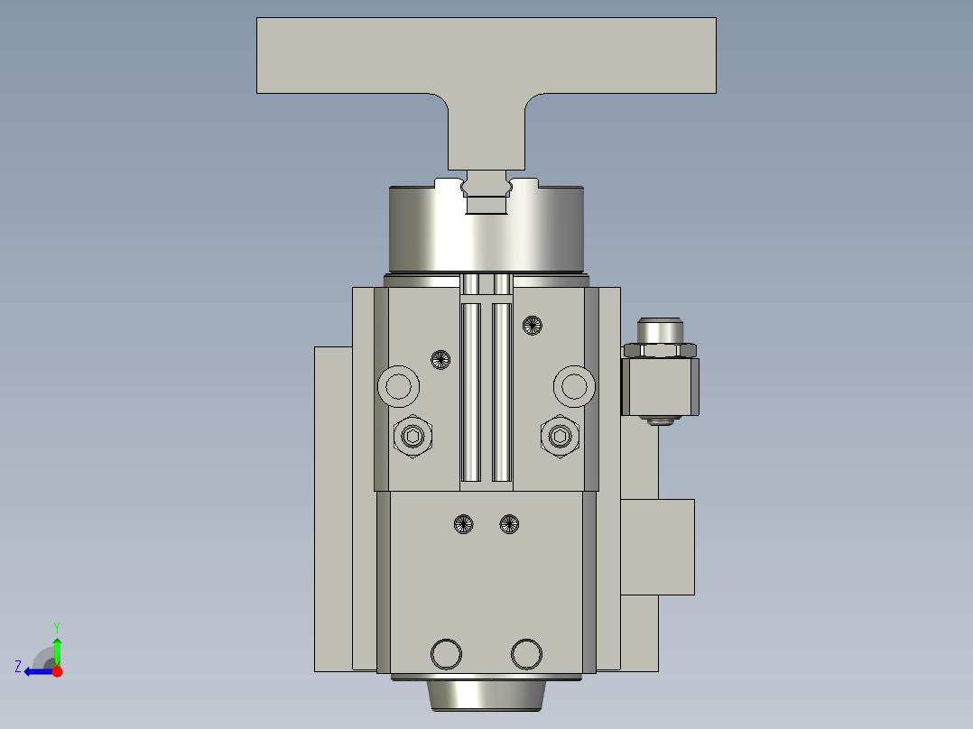 夹持机构右视图