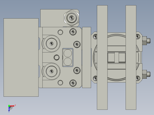 夹持机构俯视缩略图