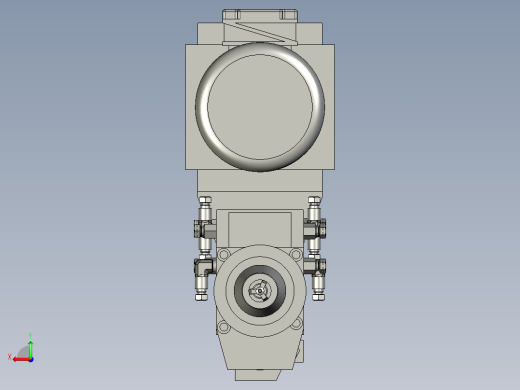 钻削主轴钻削动力头-朝上后视缩略图