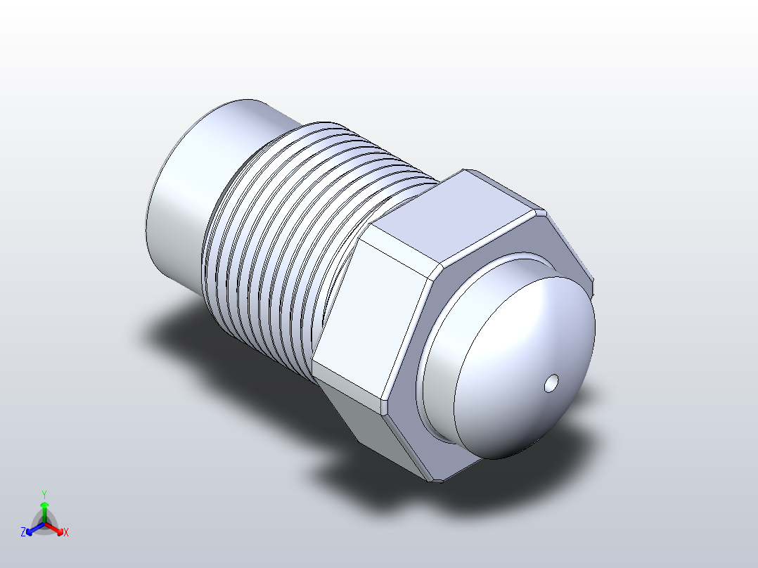 M24x1.5 注射嘴主视图