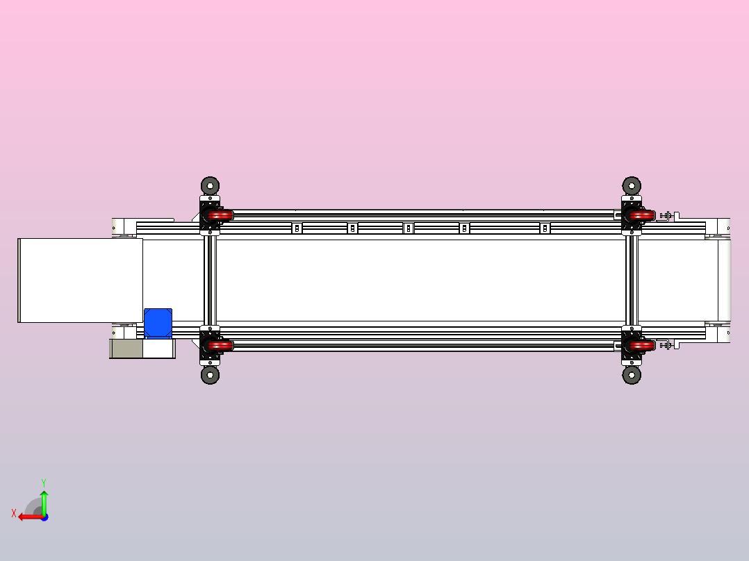 皮带输送机-1433后视图