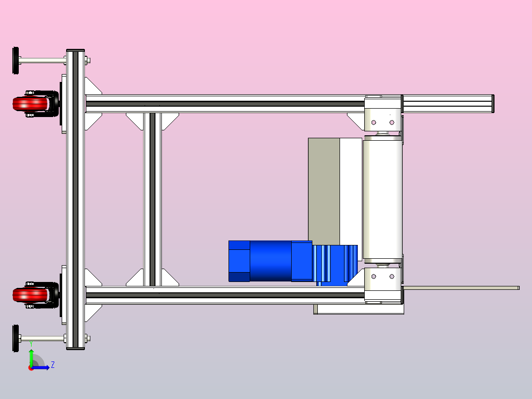 皮带输送机-1433左视图