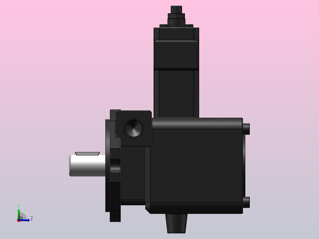 低压变量叶片泵VP08-20F[VP15-F-A2]后视图