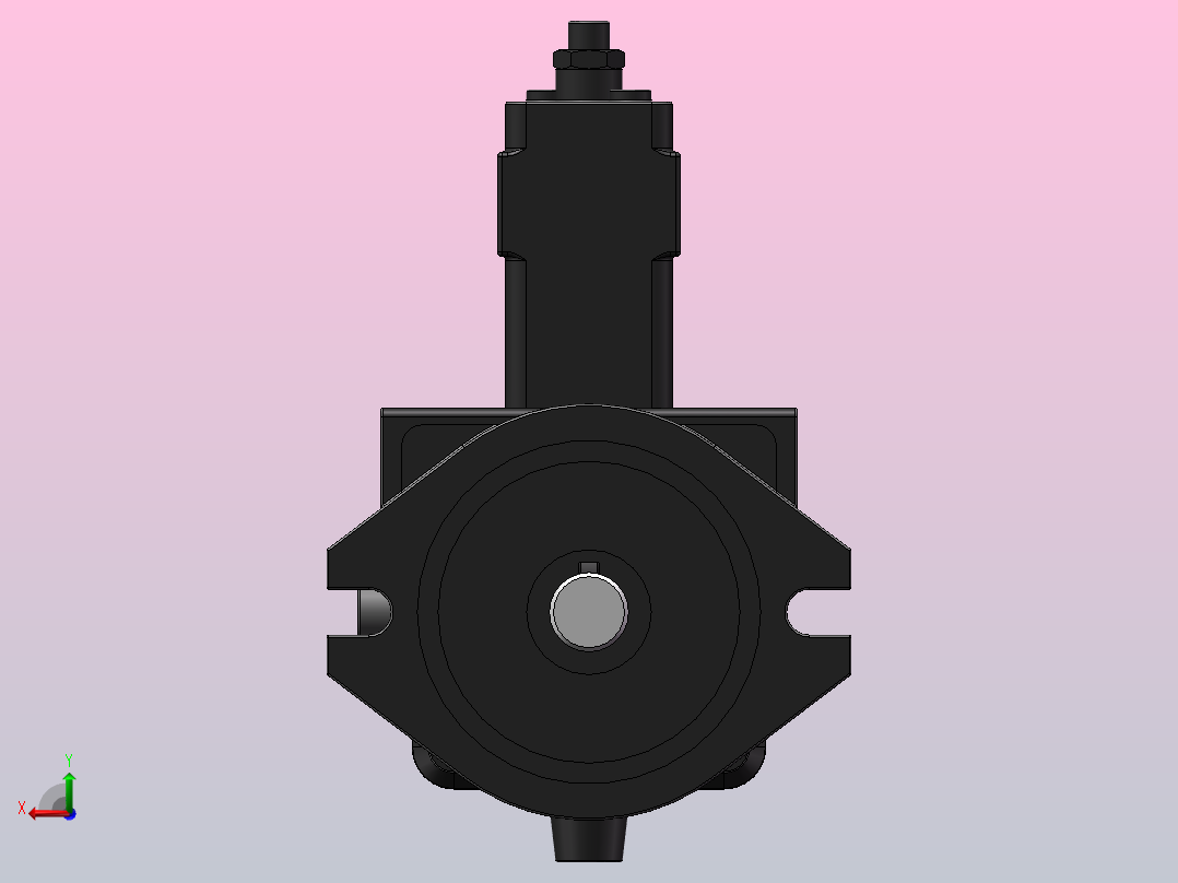 低压变量叶片泵VP08-20F[VP15-F-A2]右视图