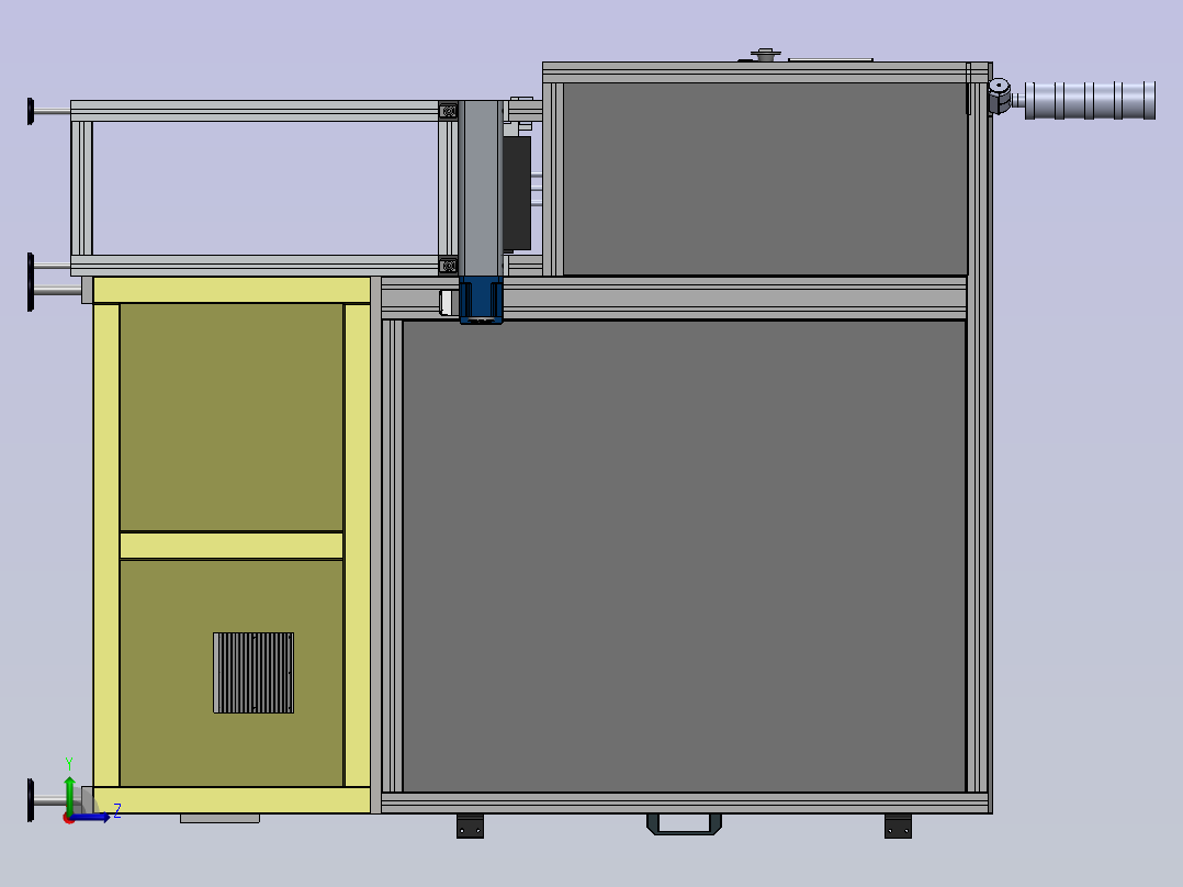 标签贴覆机 sw24左视图
