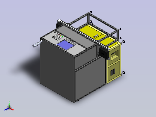 标签贴覆机 sw24正等轴测缩略图