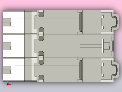 NB1-63H 3P小型断路器三维模型202010前视缩略图