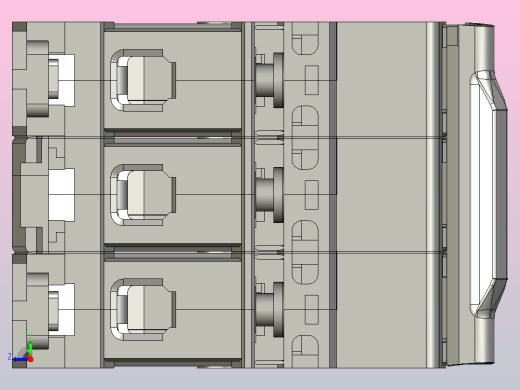 NB1-63H 3P小型断路器三维模型202010右视缩略图