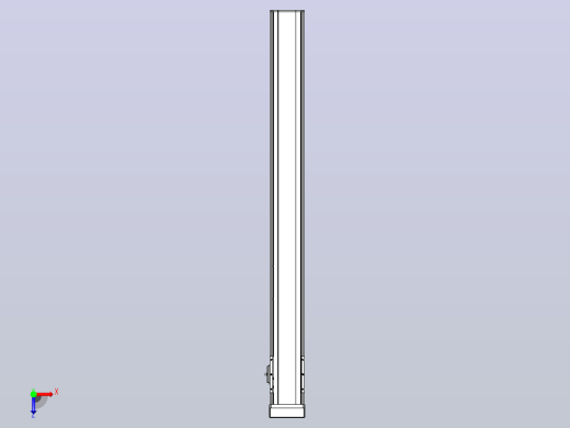 日规模组半封闭丝杆TPA-HNR-105D-1610C-L1000-MP-Y-P40-N3俯视缩略图
