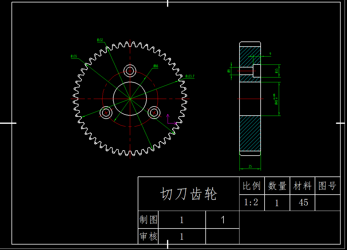 禽肉切块机CAD